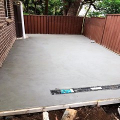 庭院水泥地面  Patio concrete floor