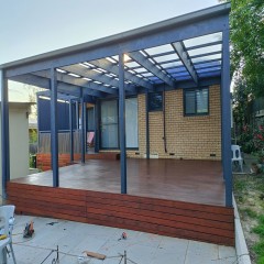 后院遮阳棚  Backyard awning