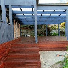 后院遮阳棚  Backyard awning