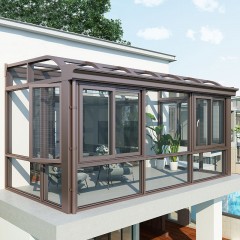 靠墙固定阳光房  Fixed sunroom against the wall