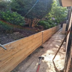 木挡土墙  Wooden Retaining Wall