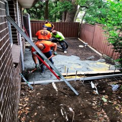 庭院水泥地面  Patio concrete floor