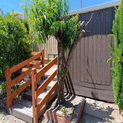 户外定制木楼梯 Outdoor custom wood stairs