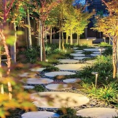 花园设计-汀步 Garden Design-Timber