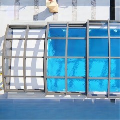 泳池滑盖阳光房 Pool Slipcover Sunroom