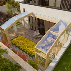 墨尔本庭院改造后院不违建可移动阳光房 Melbourne patio conversion with movable sunroom