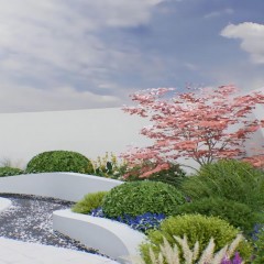 花坛设计  Flower bed design