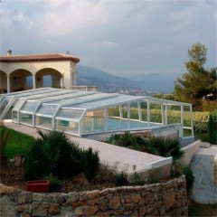 泳池可移动阳光房 Movable sunroom for swimming pool