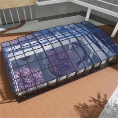 智能伸缩移动阳光房 Intelligent retractable mobile sunroom