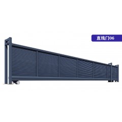 车库厂房门口电动移门  Electric sliding door at the entrance of the garage plant