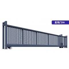 车库厂房门口电动移门  Electric sliding door at the entrance of the garage plant