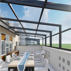 露台可移动阳光房 Terrace movable sunroom