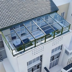 露台可移动阳光房 Terrace movable sunroom