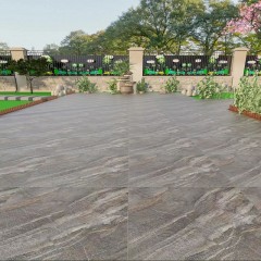 复古岩板户外砖防滑耐磨 Retro rock slate outdoor tiles are anti-slip and wear-resistant