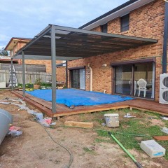 墨尔本铝合金户外遮阳凉棚 MelbourneAluminum alloy outdoor shade pergola