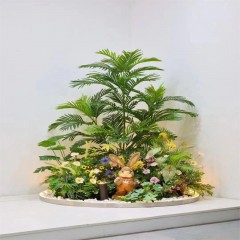 墙角造景设计 Wall corner landscaping design