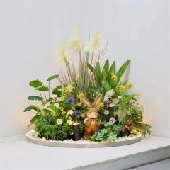 墙角造景设计 Wall corner landscaping design