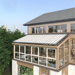 阳台阳光房可移动卷帘顶 Balcony sunroom removable roll top