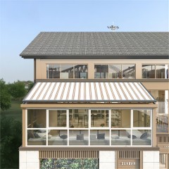 阳台阳光房可移动卷帘顶 Balcony sunroom removable roll top