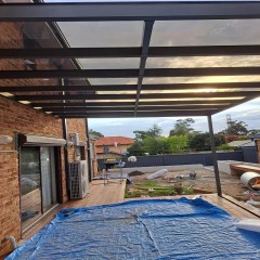 墨尔本铝合金户外遮阳凉棚 MelbourneAluminum alloy outdoor shade pergola