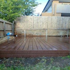 墨尔本庭院改造木地板铺设 Melbourne Patio Renovation Wooden Flooring