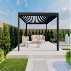 墨尔本铝合金百叶顶凉棚户外遮阳棚 Melbourne Aluminium Louvered Roof Pergola Outdoor Awnings