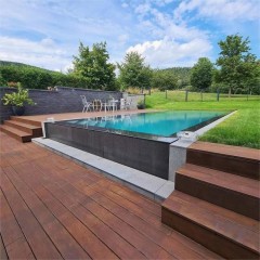 墨尔本泳池边地板、户外木地板安装 Melbourne poolside decking, outdoor timber decking installation