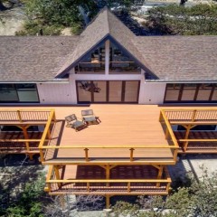 墨尔本阳台扩建实木地板、户外围栏 Melbourne balcony extension solid wood flooring, outdoor fencing