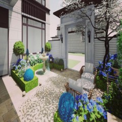 墨尔本庭院花园、露台花园设计装修 Melbourne patio garden, terrace garden design and decoration