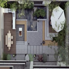 墨尔本现代风格庭院设计 Melbourne Modern Style Patio Design