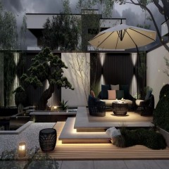 墨尔本现代风格庭院设计 Melbourne Modern Style Patio Design