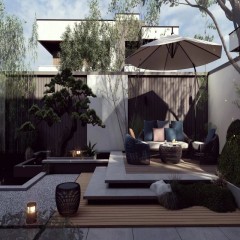 墨尔本现代风格庭院设计 Melbourne Modern Style Patio Design