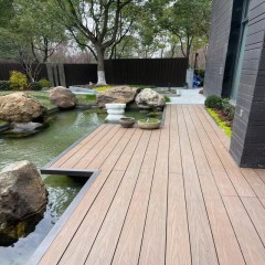 墨尔本庭院地板塑木地板安装 Melbourne Courtyard Floor Plastic Wood Floor Installation